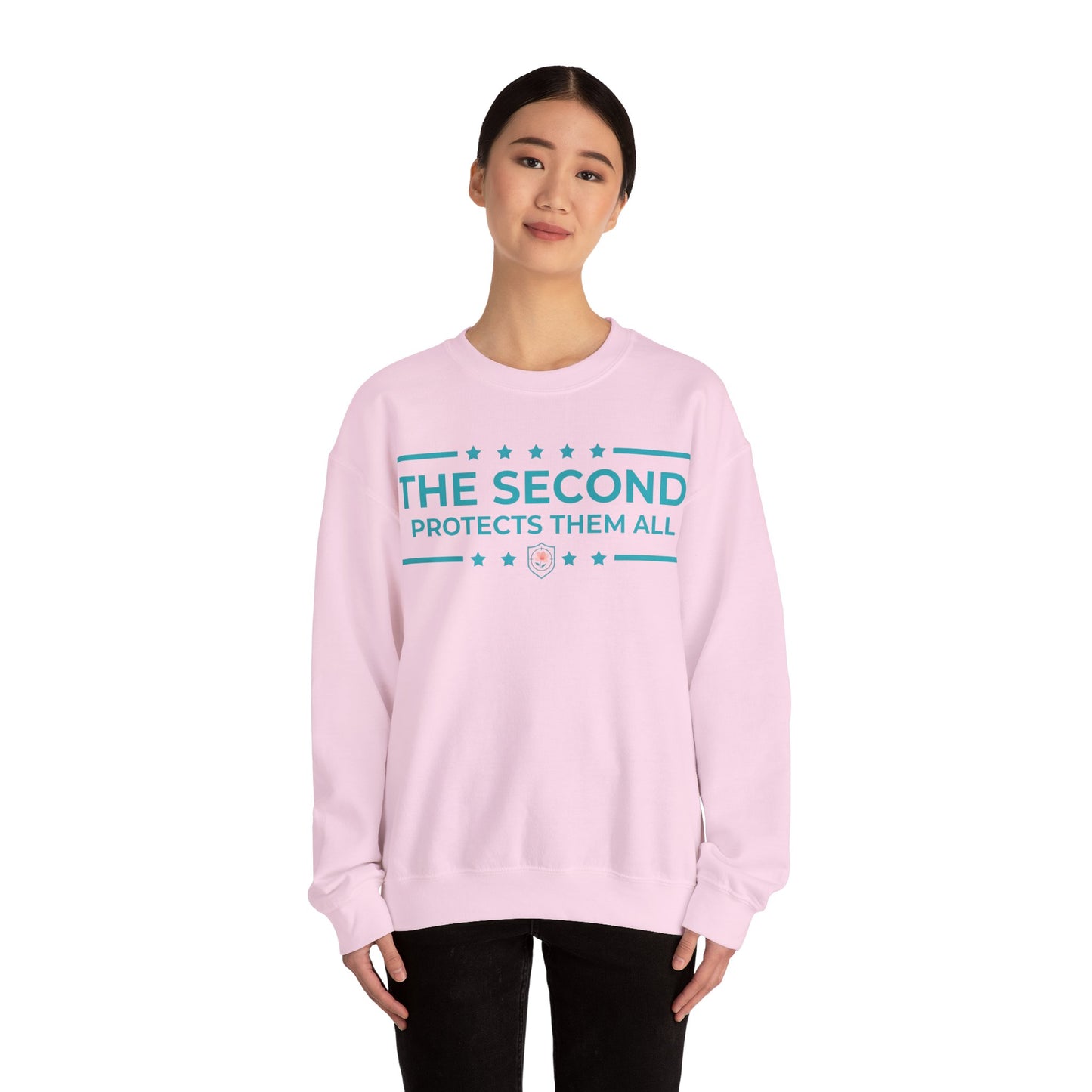 The Second: Protects Them All Iron Belle Defense Unisex Crewneck Sweatshirt