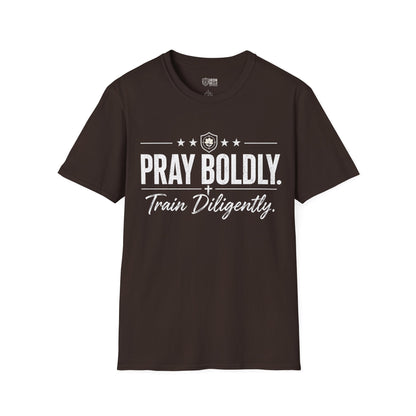 Pray Boldly Train Diligently Tee
