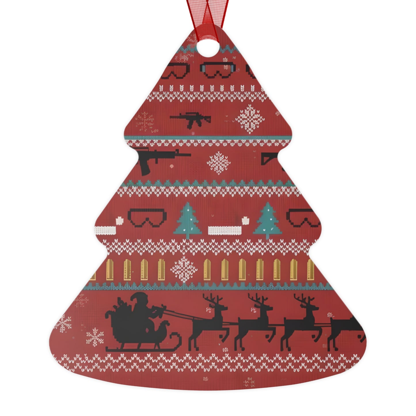 Iron Belle Defense Metal Ornament