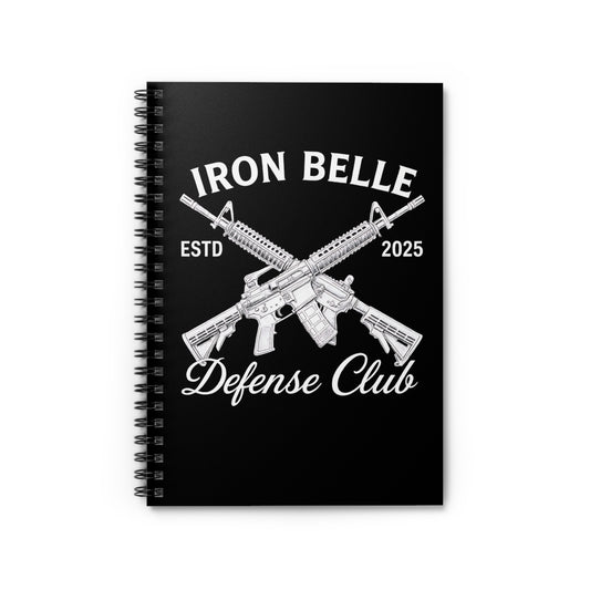 Crest Iron Belle Defense Spiral Notebook