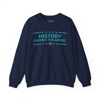 History Favors the Armed Iron Belle Defense Unisex Crewneck Sweatshirt