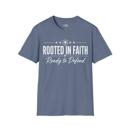 Rooted in Faith Iron Belle Defense Tee