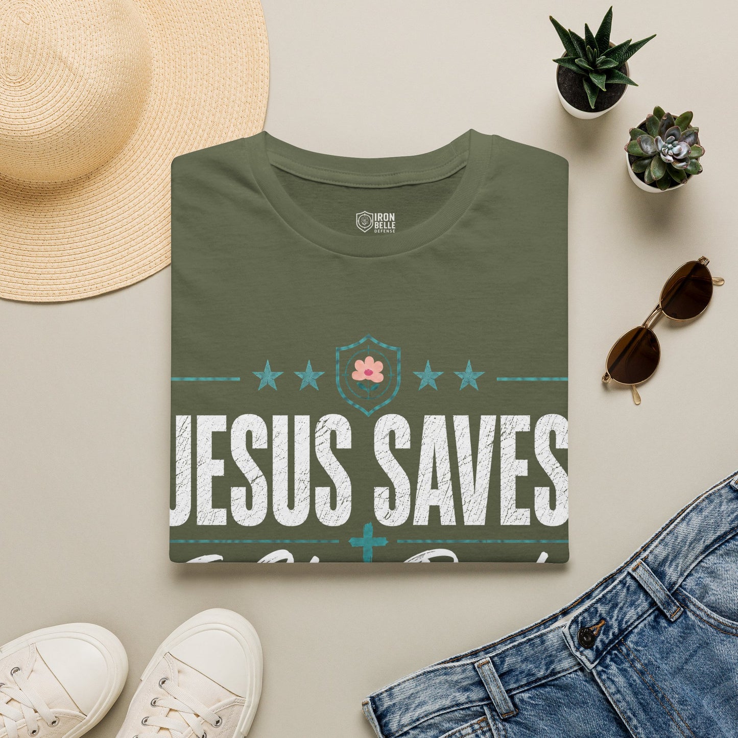 Jesus Saves I Stay Ready Tee