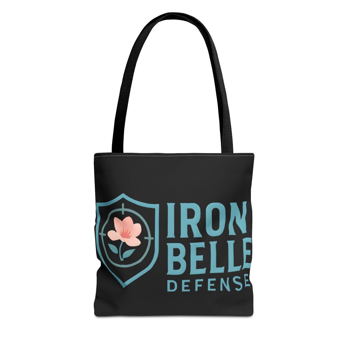 Turquoise Iron Belle Defense Tote Bag