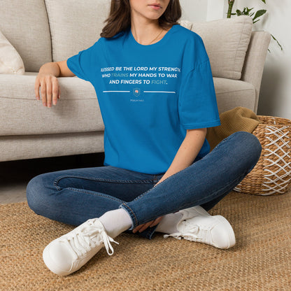 Blessed Be the Lord My Rock Iron Belle Defense Tee