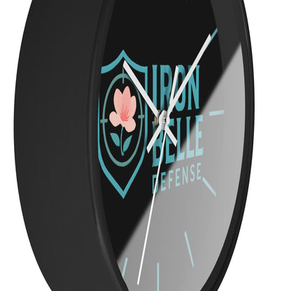 Iron Belle Defense Wall Clock Teal