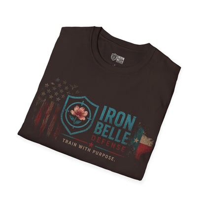 Iron Belle Defense "Train With Purpose" Unisex Softstyle T-Shirt