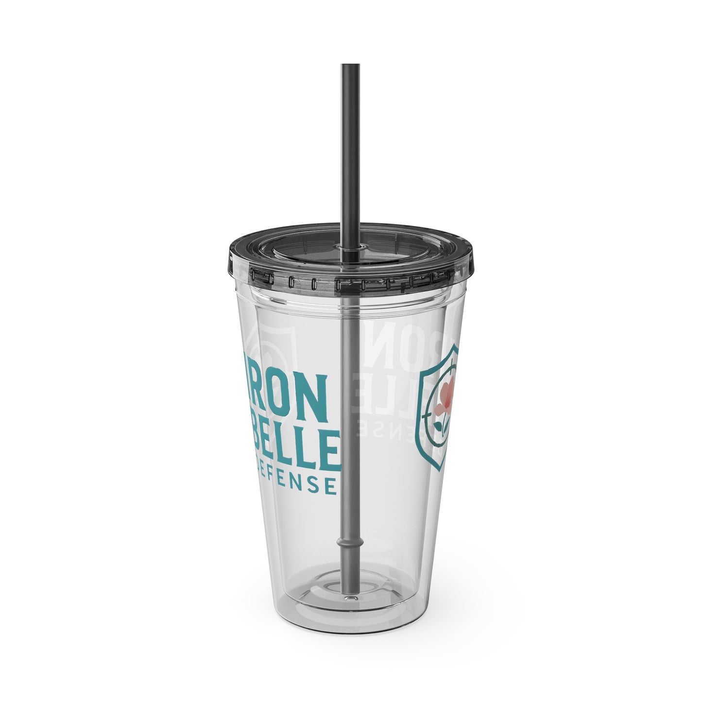 Turquoise Iron Belle Defense Tumbler – 16oz