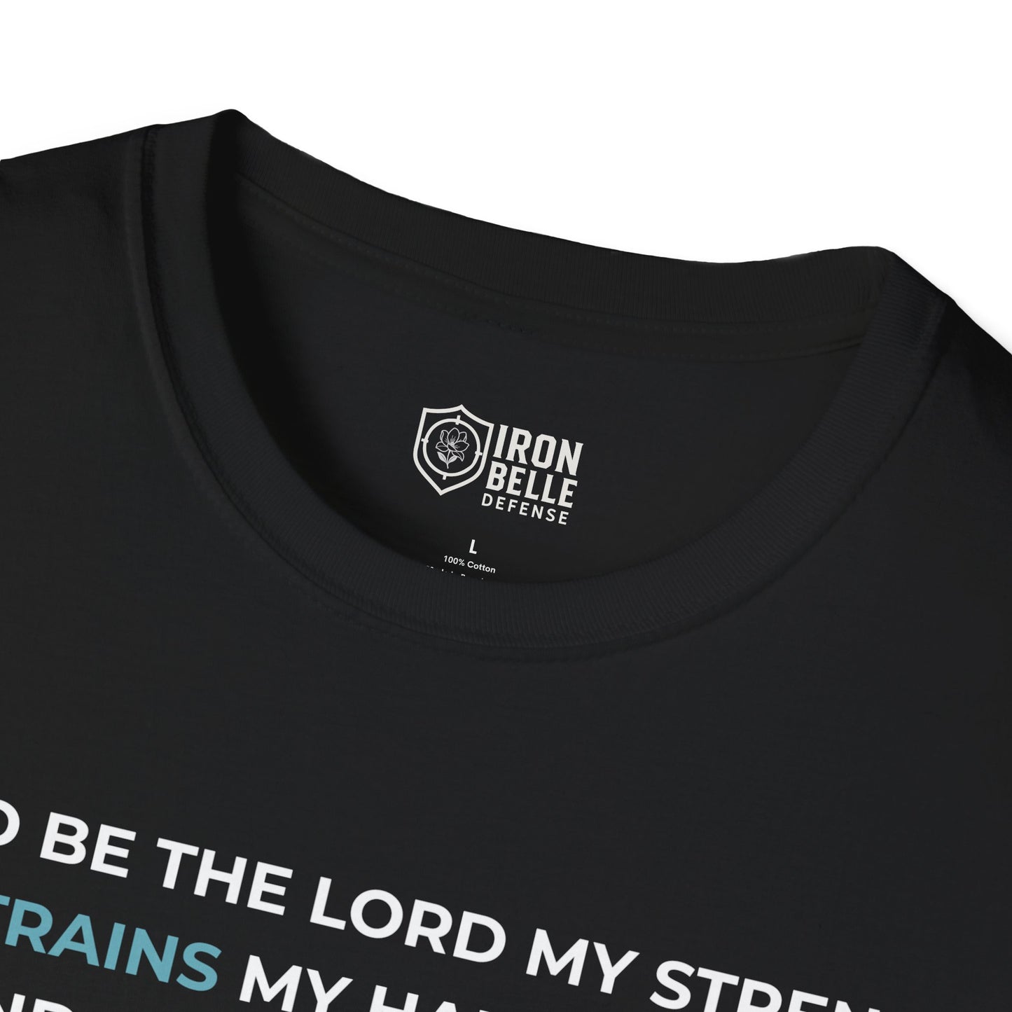 Blessed Be the Lord My Rock Iron Belle Defense Tee