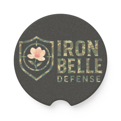 Camo Iron Belle Defense Soapstone Car Coaster
