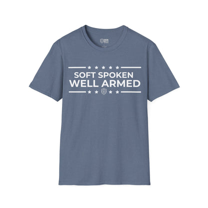 Soft Spoken Well Armed Unisex Softstyle T-Shirt