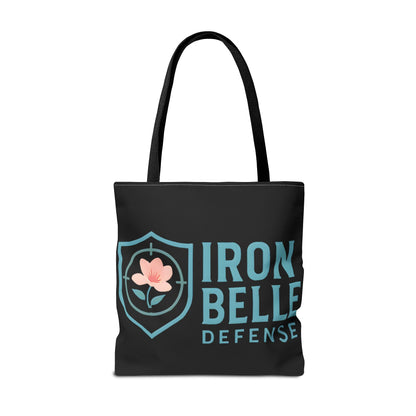 Turquoise Iron Belle Defense Tote Bag
