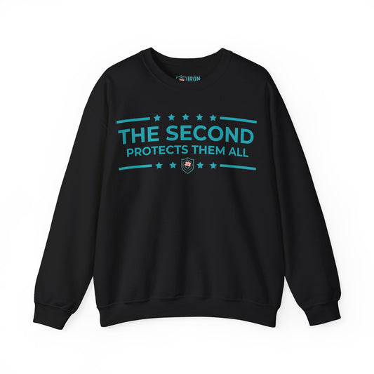 The Second: Protects Them All Iron Belle Defense Unisex Crewneck Sweatshirt