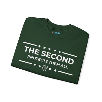 The Second: Protects Them All Iron Belle Defense Unisex Crewneck Sweatshirt