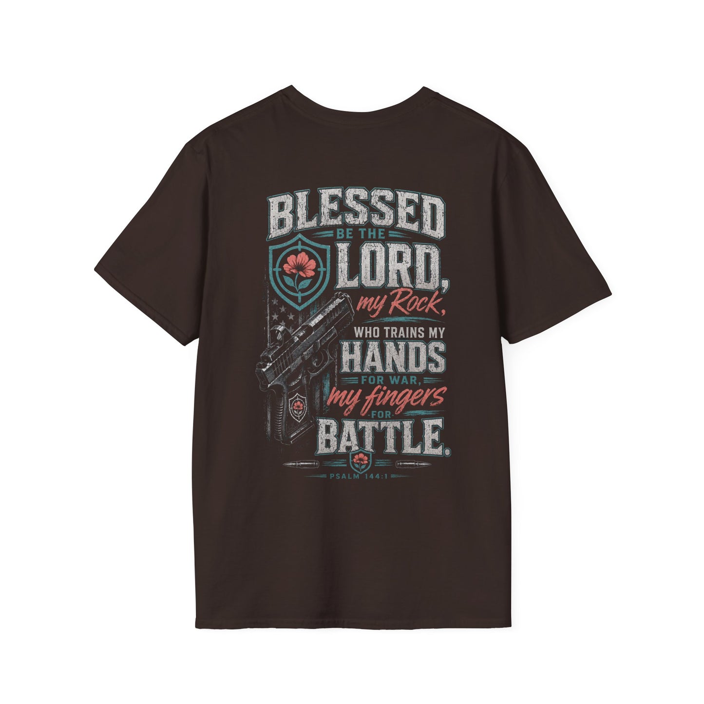 Blessed Be the Lord My Rock Iron Belle Defense Tee