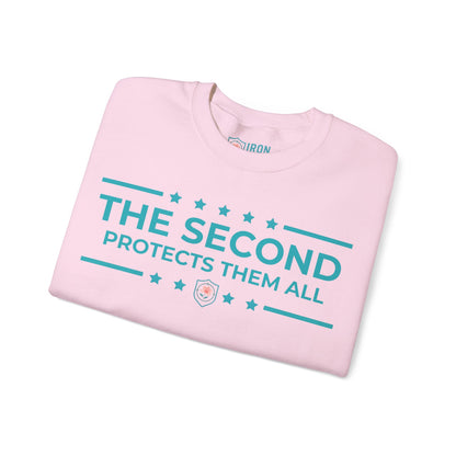 The Second: Protects Them All Iron Belle Defense Unisex Crewneck Sweatshirt