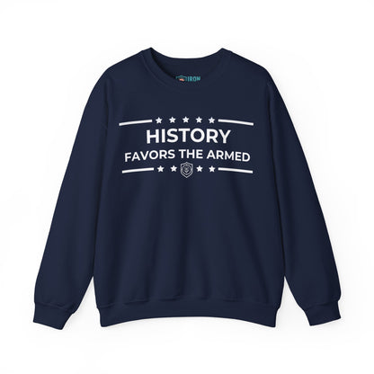 History Favors the Armed Iron Belle Defense Unisex Crewneck Sweatshirt