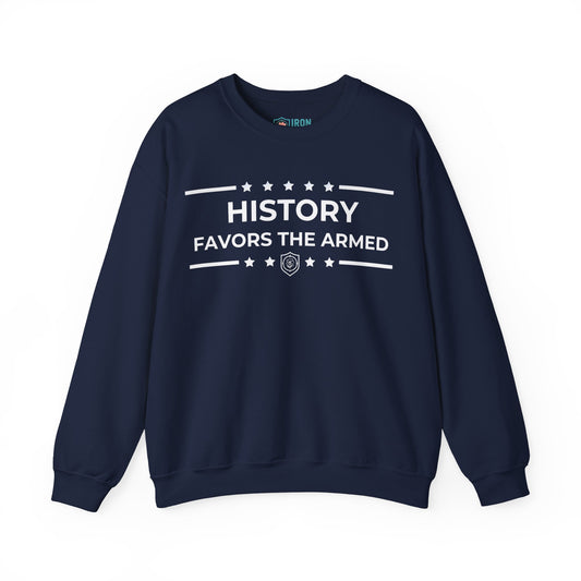 History Favors the Armed Iron Belle Defense Unisex Crewneck Sweatshirt