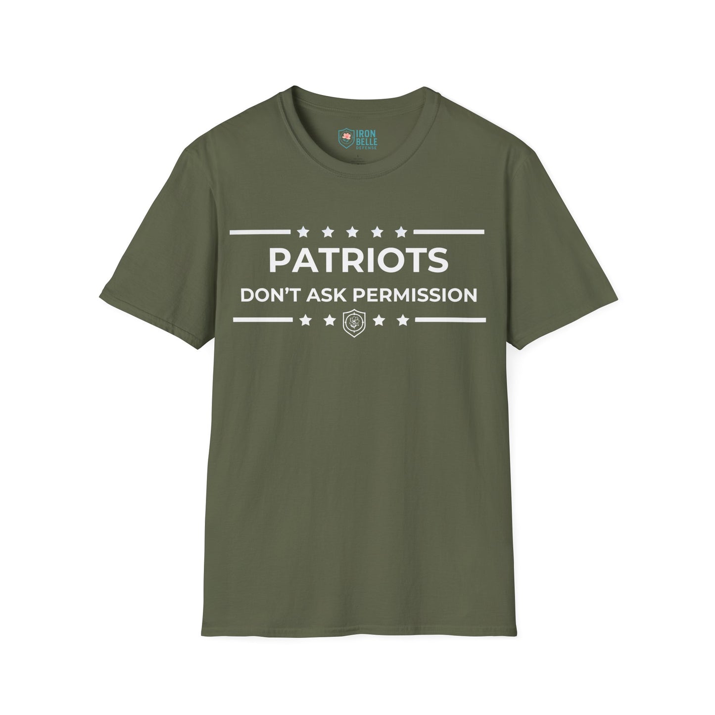 Patriots Don’t Ask Permission Iron Belle Defense Tee