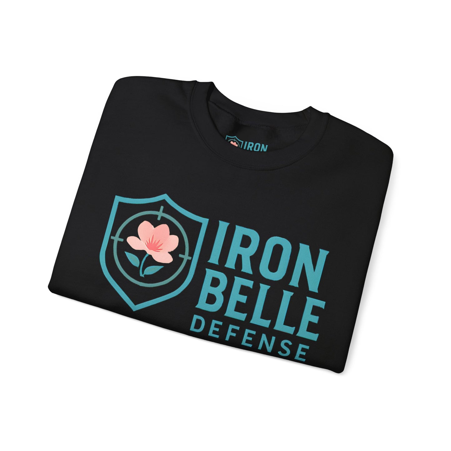 Turquoise Iron Belle Defense Unisex Crewneck Sweatshirt