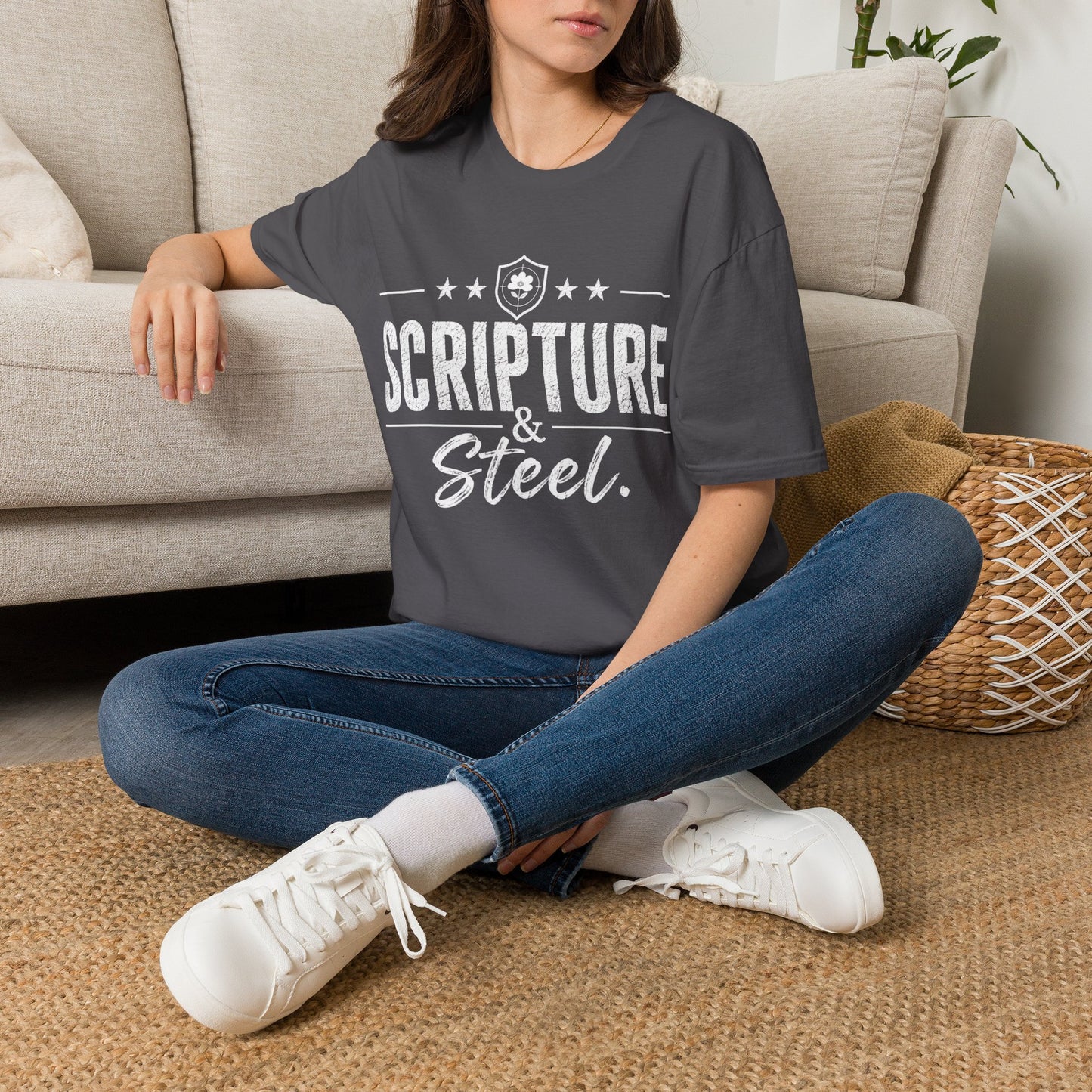 Scripture & Steel Tee