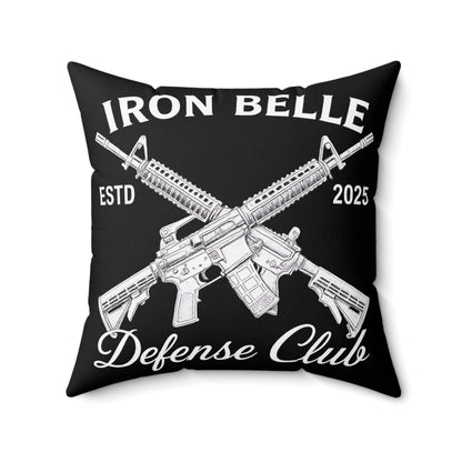 Iron Belle Defense Spun Polyester Square Pillow