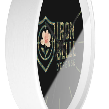 Camo Iron Belle Defense Wall Clock