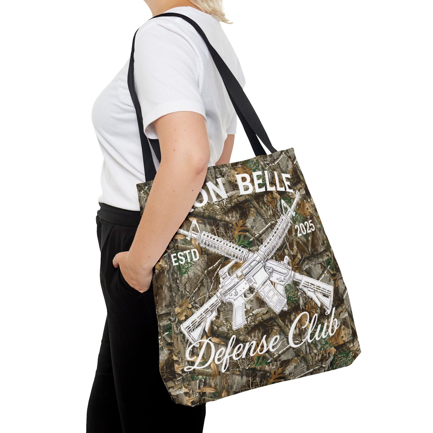 Forest Camo All-Over Print Tote Bag