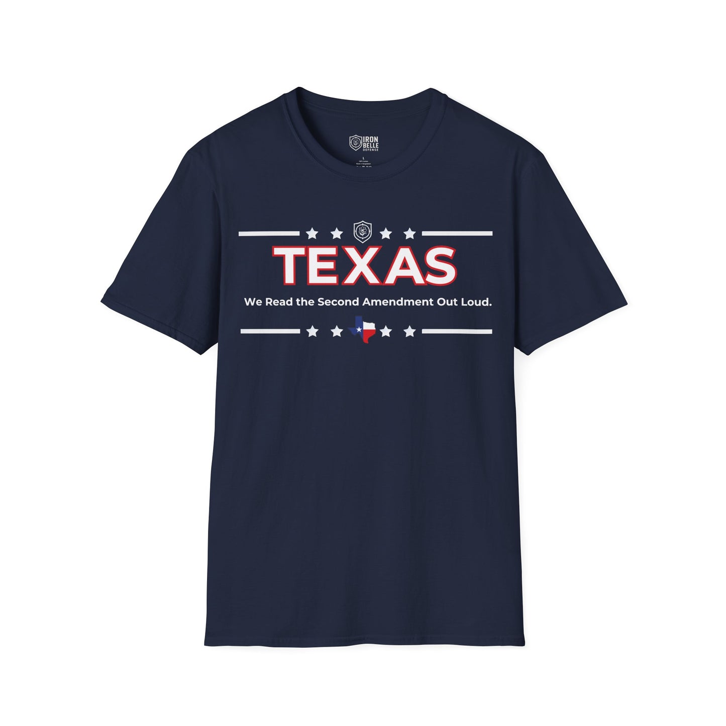 Texas: We Read the Second Amendment Out Loud Unisex Softstyle T-Shirt