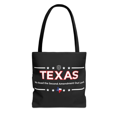 Texas:We Read the 2nd Amendment Out Loud Tote Bag