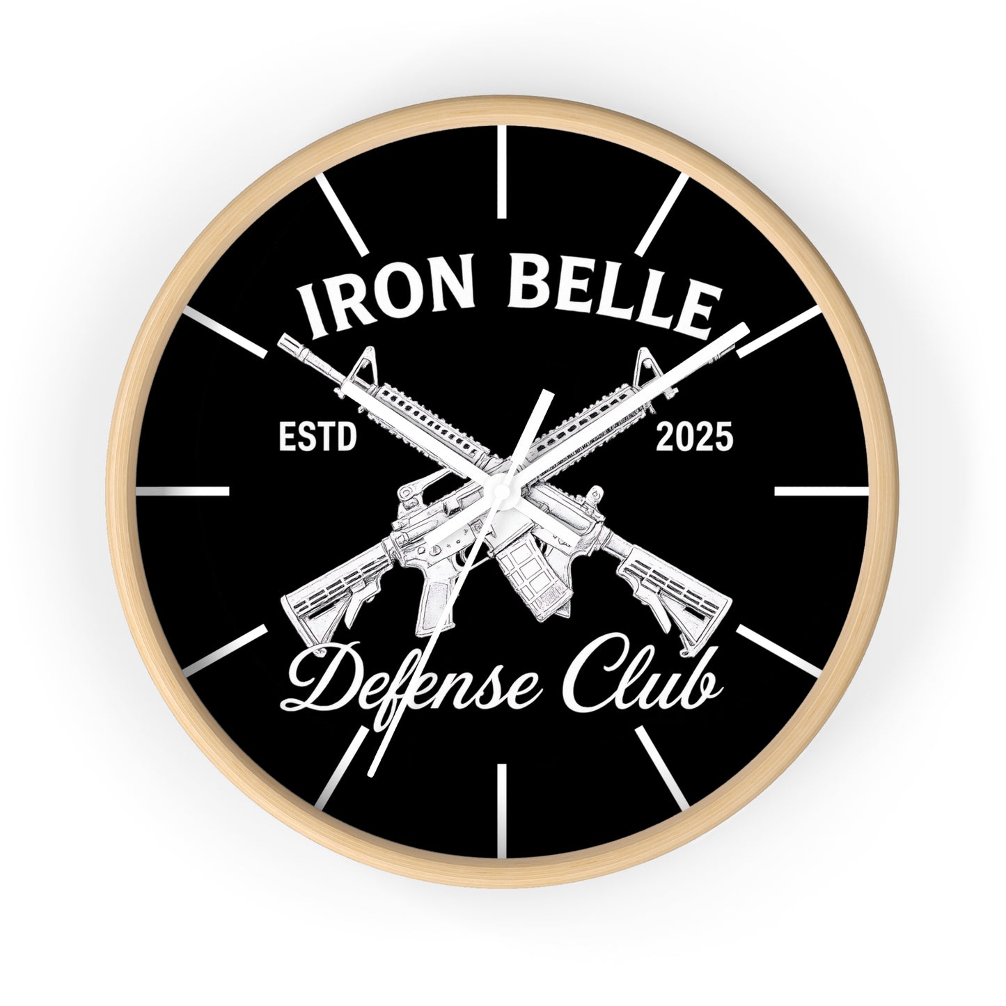 Iron Belle Defense Club Wall Clock
