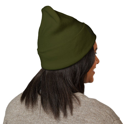 Embroidered Iron Belle Defense Cuffed Beanie