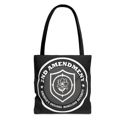2nd Amendment Shield Tote Bag — America’s Original Homeland Security Cotton Tote