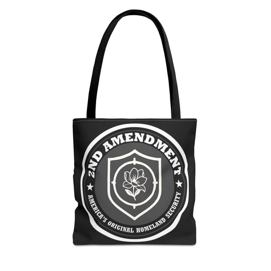 2nd Amendment Shield Tote Bag — America’s Original Homeland Security Cotton Tote