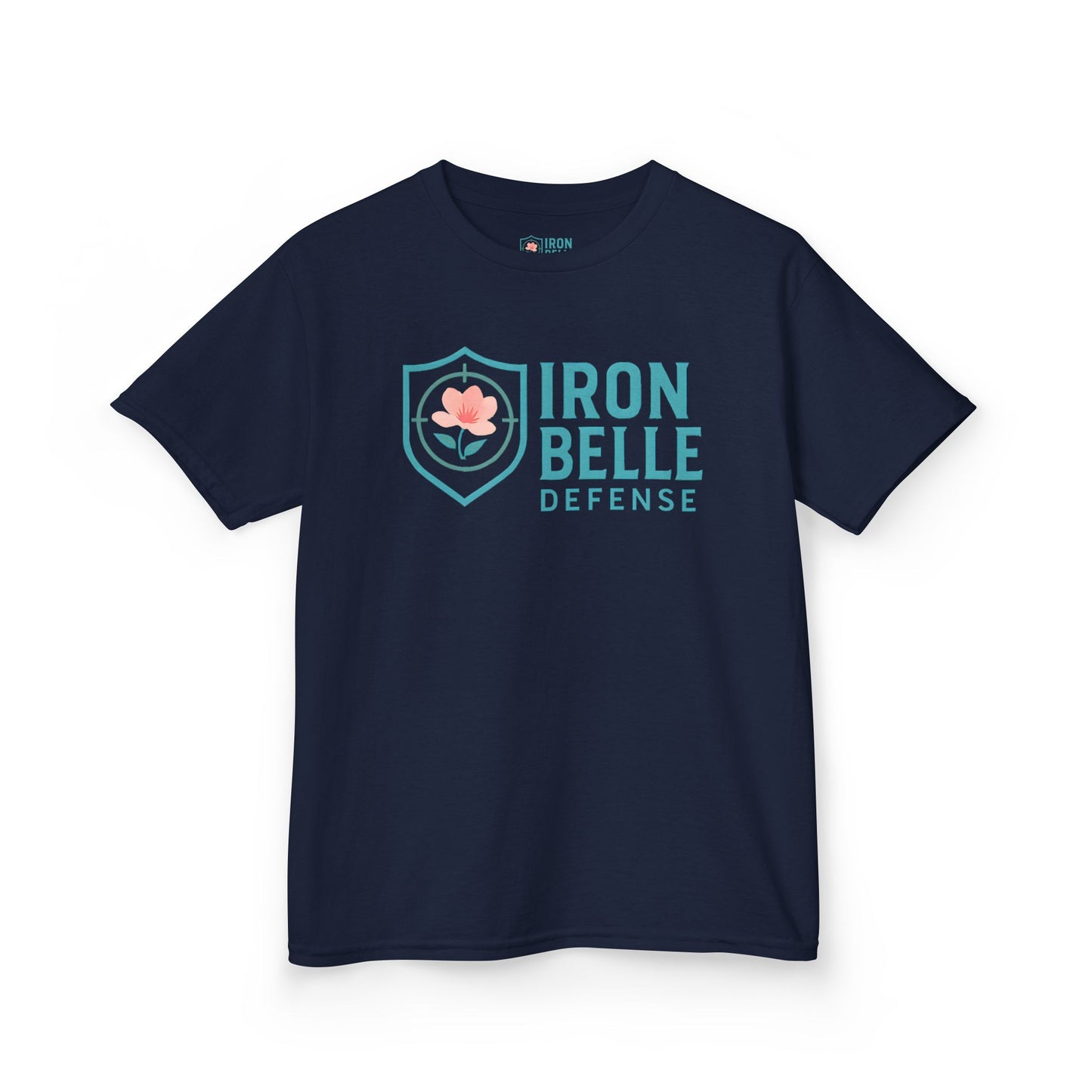 Youth Turquoise Iron Belle Defense Tee
