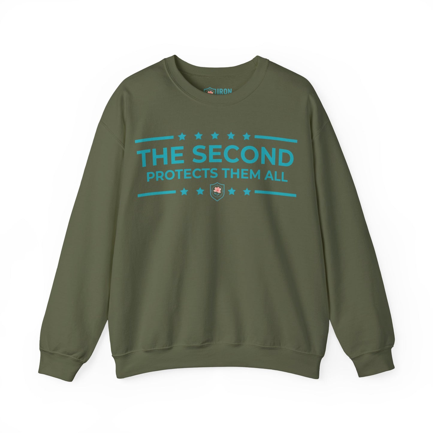 The Second: Protects Them All Iron Belle Defense Unisex Crewneck Sweatshirt