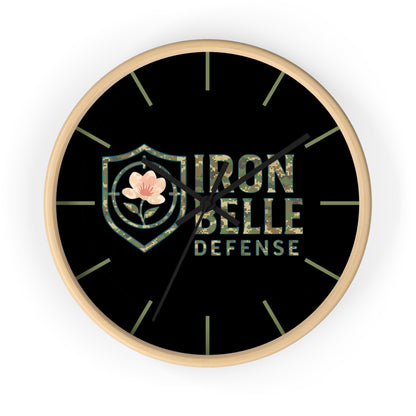 Camo Iron Belle Defense Wall Clock