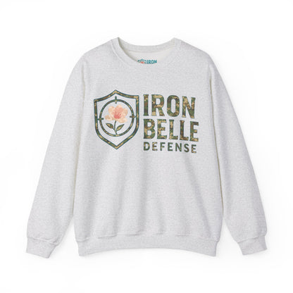Camo Iron Belle Defense Unisex Crewneck Sweatshirt