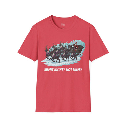 Santa & Reindeer Christmas Graphic Tee