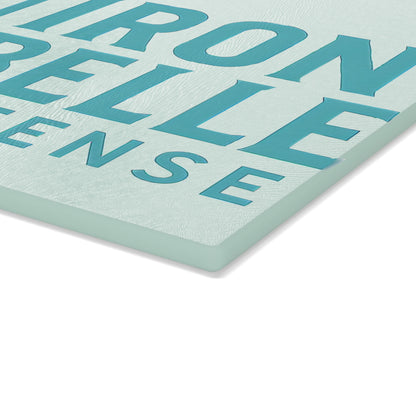 Iron Belle Defense Glass Cutting Board