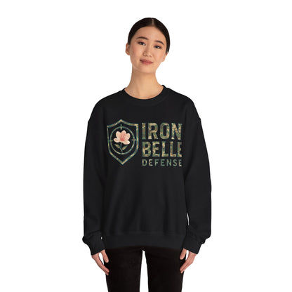 Camo Iron Belle Defense Unisex Crewneck Sweatshirt