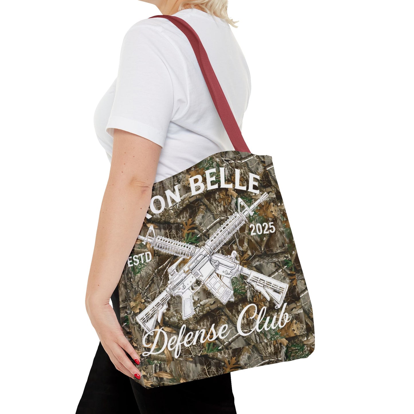 Forest Camo All-Over Print Tote Bag
