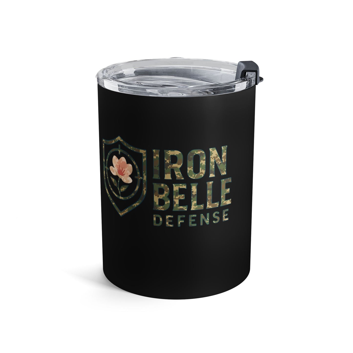 Camo Iron Belle Defense Tumbler-Glossy Finish