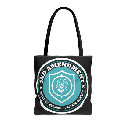 2nd Amendment Shield Tote Bag — America’s Original Homeland Security Cotton Tote