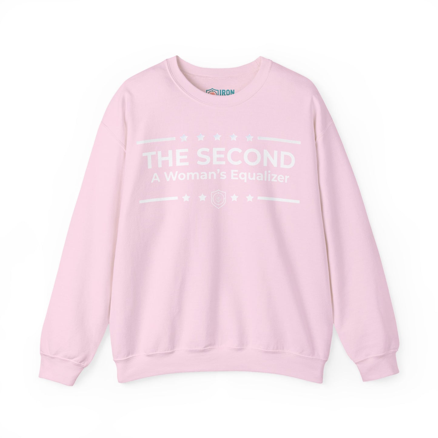 The Second:A Woman’s Equalizer Iron Belle Defense Unisex Crewneck Sweatshirt