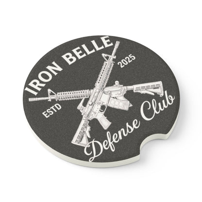 Iron Belle Defense Crest Soapstone Car Coaster