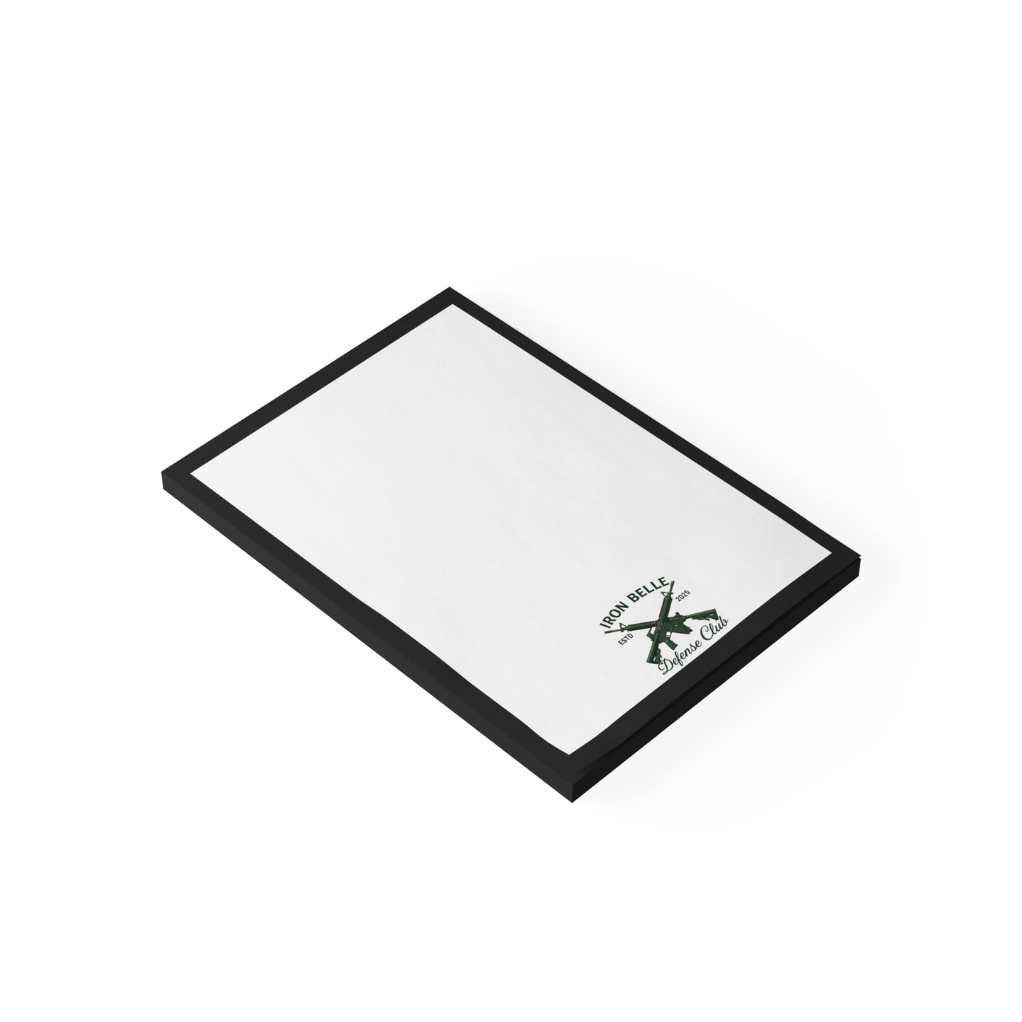 Iron Belle Defense Black Crest Note Pad