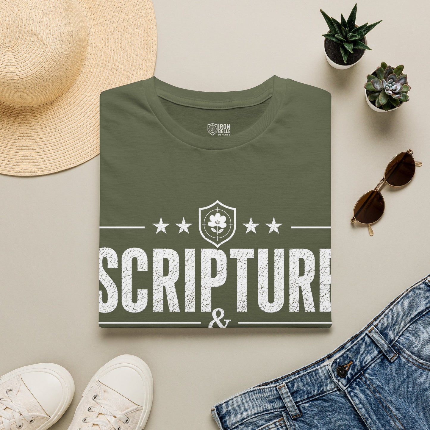 Scripture & Steel Tee