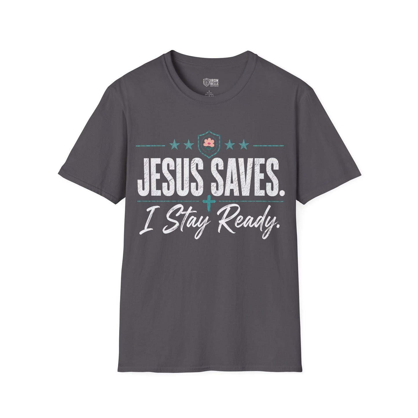 Jesus Saves I Stay Ready Tee