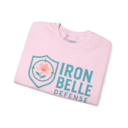 Turquoise Iron Belle Defense Unisex Crewneck Sweatshirt